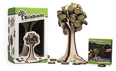 Magnetischer Biabam Kronkorkenhalter & Trinkspiel hält mehr als 100 STK Kronkorken - Männer Geschenk -Partyspiel für Biertrinker