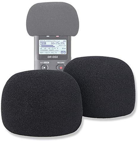 DR-05X Windschutz Schaumstoff Popschutz für Tascam DR-05 Und DR-05X von YOUSHARES (2 STÜCKE)
