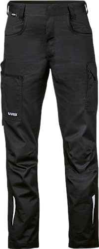 Uvex syneXXo Light Männer Arbeitshose, Lange Bundhose für die Arbeit, Schwarz, Größe 54