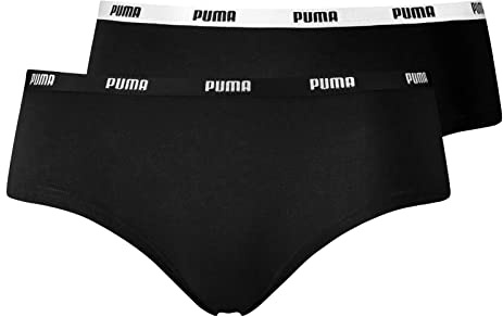 Puma Women Hipster 2P Pack - Color: Black Talla: M