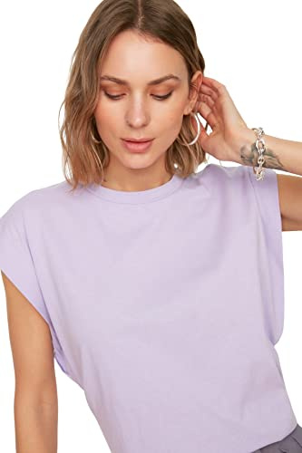 Trendyol Seasonal Fashion Camisa, Lila, XS para Mujer
