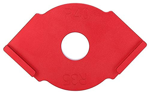 Gabarit de Gravure de Filet Gabarit D'Angle Arrondi Gabarits de Toupie Pour Gabarit de Rayon Outils D'Angle de Machine de Gravure de Coupe-Bordures Portatifs pour R35-R40