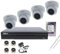 Kit de vidéosurveillance 4 caméras Full HD Domo Dahua Dvr Full HD Hdcvi Disque 1 To Violet Cctv Malaga Maison ou Entreprise Installation facile