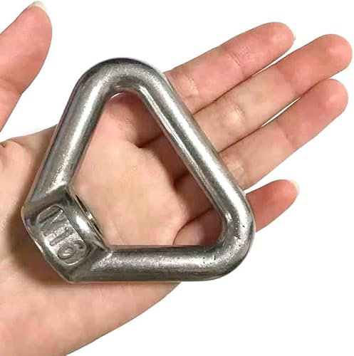 Bullone a occhiello triangolare di sollevamento 1 pezzo M8 M10 M12 M14 M16 M20 M24 bullone ad anello resistente maniglia spalla vite ad occhio sicuro e robusto
