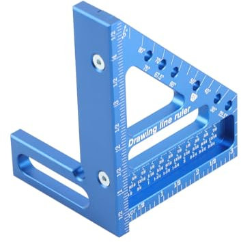3D Multi Angle Woodworking Square Ruler, 3D Multi Angle Ruler, with CNC Machining for High Accuracy, Woodworking Measuring Tool for, Squares