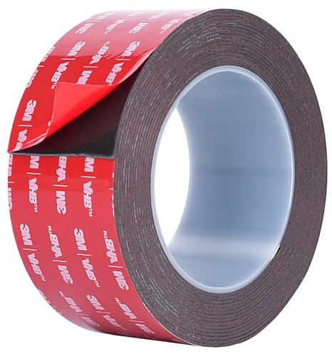 Ruban adhésif double face extra fort en mousse VHB 3M 55 mm x 5 m, imperméable et résistant aux hautes températures, pour voiture, décoration de maison, décoration de bureau