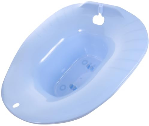 DINHEAROM Sitzbadewanne Korrosionsbeständig mit Rutschfestem Design aus Kunststoff für Schwangere und Ältere Patienten zur Postoperativen Pflege und Behandlung