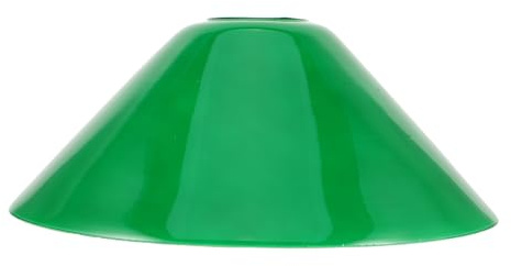 DIYEAH Abat-jour décoratif en verre : Suspension en forme de cloche – Remplacement de l'abat-jour E27 pour appliques, plafonniers, luminaires suspendus industriels, vert