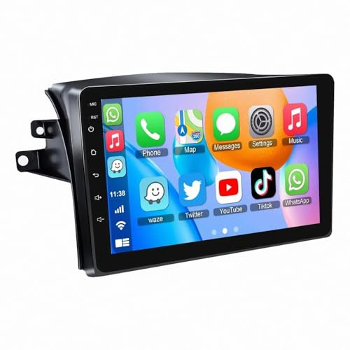 Carplay-Skärm för Toyota Sienna 2004-2010 Röststyrning, Gps-Navigering, Med Kamera, Dashcam, Wifi, Bluetooth Bilradio Stereo Gps Navi, 4 Kärna 2G＋32G