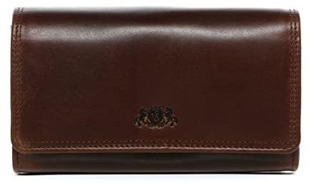 SID & VAIN Profi Kellner-Geldbörse Gastronomie echt Leder - großes Kellnerportemonnaie Aberdeen Wallet - Kellner-Geldbeutel Fächer - Ledergeldbeutel Herren und Damen braun handgefertigt