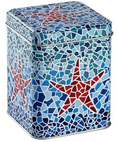 TEA SHOP - Lata Orígenes Estrella 250g - Recipiente para guardar y conservar té o infusiones - Accesorios para té o infusiones