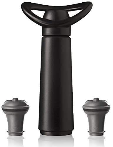 Vacu Vin Concerto Pompa Salvavino, Nero, 2 Stopper
