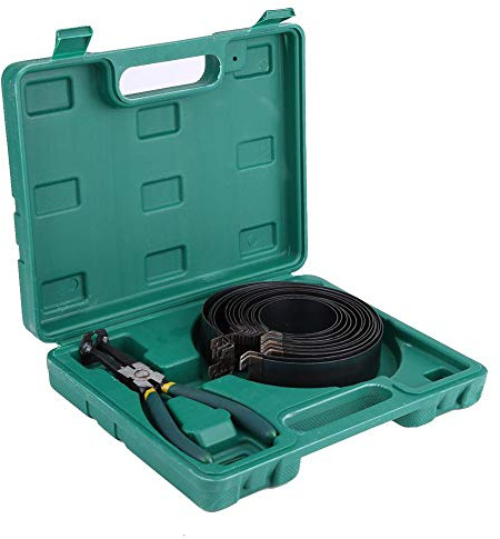 Set di Tenditori per Anello Pistone Motore, Kit di Pinze per Compressori per Fasce Elastiche del Motore per Auto, Kit di Attrezzi per Riparazioni Auto Kit di Riparazione per Pinze Compressore
