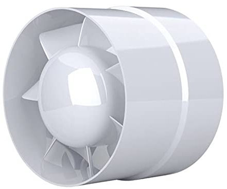 IN-OV - Ventilateur Extracteur d'air, économique 100mm, 12W/130m³, extracteur axial conduit en ligne : salle de bain, cuisine, cave.. Garantie 2ans.