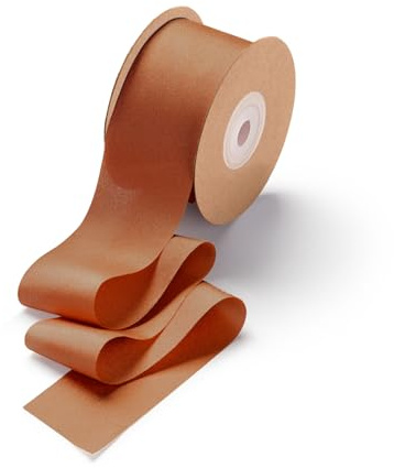 CHUQING Geschenkband Breit Schleifenband Hochzeit Seidenband Dekoband Terrakotta