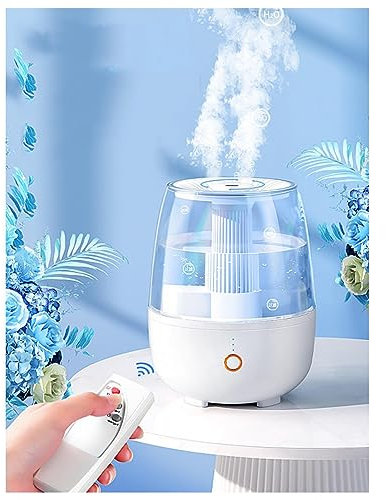 6.8L Humidificateur D Air, RéGlable Humidificateur Dair Bebe, Avec TéLéCommande Humidificteur D Air, Pour Chambre Ou Grande PièCe,White