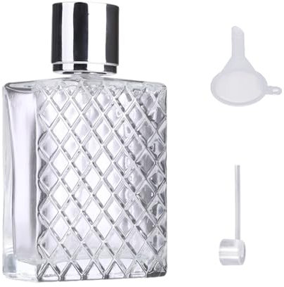 COACOM 1 vaporisateur de parfum rechargeable de 100 ml + distributeur, portable, flacon anti-fuite, convient aux femmes et aux hommes pour les sorties