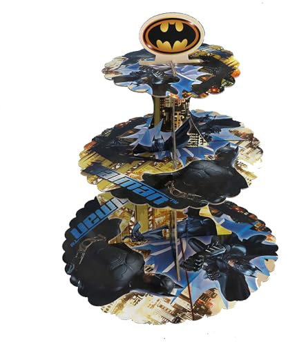 Supporto per torte in cartone a 3 livelli, supporto per cupcake, supporto per dolci, supporto per muffin, supporto per cupcake per feste nuziali e compleanni,...