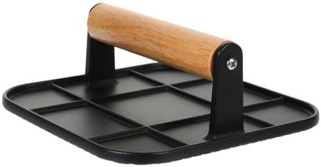 PAMINGONO Heavy Duty Burger Patty Press with Handle Aluminum Alloy Meat Press Mold for Easy Burger Shaping Essential Kitchen Tool for Cooking Enthusiasts