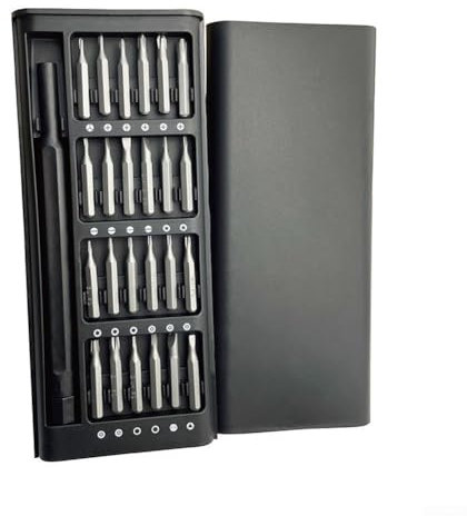 Praktisches 25 in 1 Magnetisches Schraubendreher-Set, Präzisions-Torx-Sechskant-Bits für Handy- und PC-Reparatur