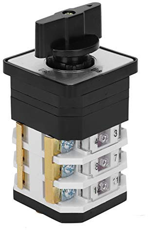 Universelle elektrische Nockenschalter Drehschalter LW12D -16YH3/3 220V -380V 16A 4 Positionen