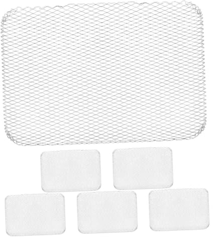 SUPVOX 6feuilles Tapis de Barbecue Maille Tapis de Cuisson Réutilisable de Grillade Résistant Chaleur pour Barbecue Extérieur