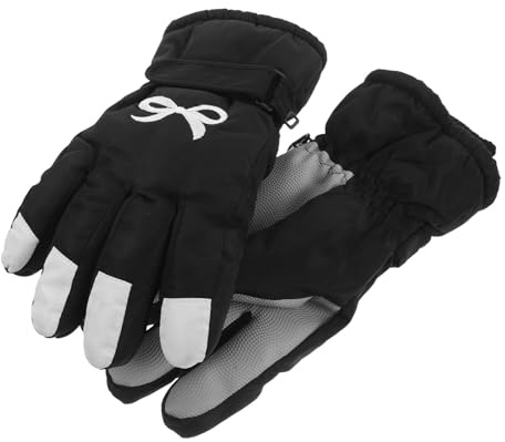 Parliky Guanti da Sci Invernali Antivento Pile Spesso, Impermeabili e Antiscivolo, Guanti da Neve per Uomo e Donna per Sport Outdoor, Ciclismo e Snowboard, Protezione Freddo Isolamento