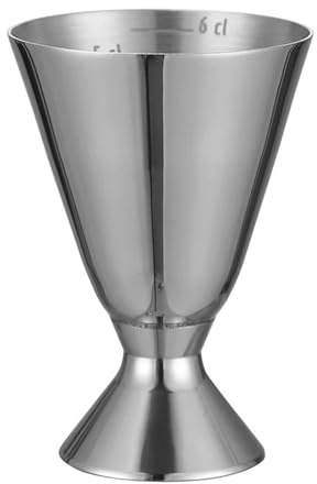 Rostfritt stål Cone Cocktail Jigger Double Ended Scale Line Läcksäker