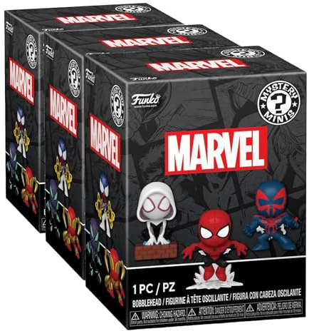 Funko Mystery Mini: Spider-Man Comics - 1 Of 12 To Collect - Styles Vary - Marvel Comics - Fumetti Marvel - Figura in Vinile da Collezione - Idea Regalo - Merchandising Ufficiale - Comic Books Fans