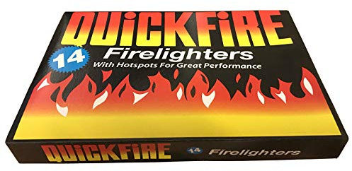2X Fire Lighters Quickfire Firelighters Bulk Pack Hotspots Burners BBQ COAL LIGHTERS WOOD BURNERS