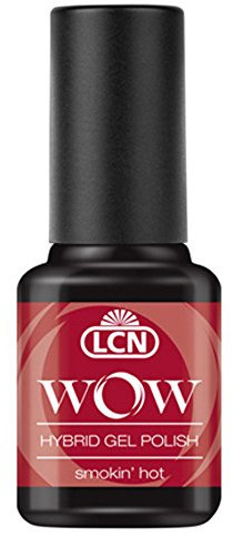 LCN WOW - Hybrid Gel Polish Nr. 8 smokin' hot (8ml) (rot) - Gellack ohne Lichtgerät für bis zu 10 Tage perfekt lackierte Nägel