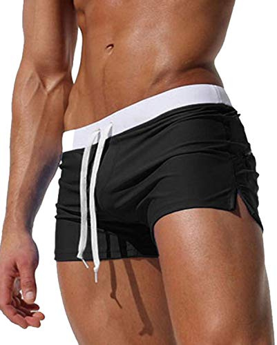 Kfnire Costumi da Bagno, Pantaloncini da Boxer da Bagno con Pantaloncini Corti da Bagno