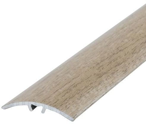 Dalsys Transition Profile Adaptation Profile 90cm x 50mm Light Oak for screwing Including Fastening Material, Made of Aluminum