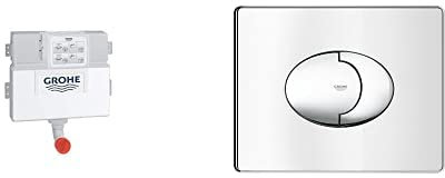 GROHE 38422000 WC Concealed Cistern 0.82 m & 38506000 | Skate Air WC Wall Plate