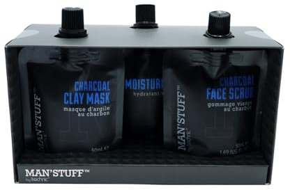 Technic Man'Stuff Charcoal Skincare Set - 3 x 50 ml