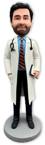 Wackelkopf-Figur, personalisierbar, personalisierbar, Geschenke für Arzt, Krankenschwester, männlicher Arzt 5