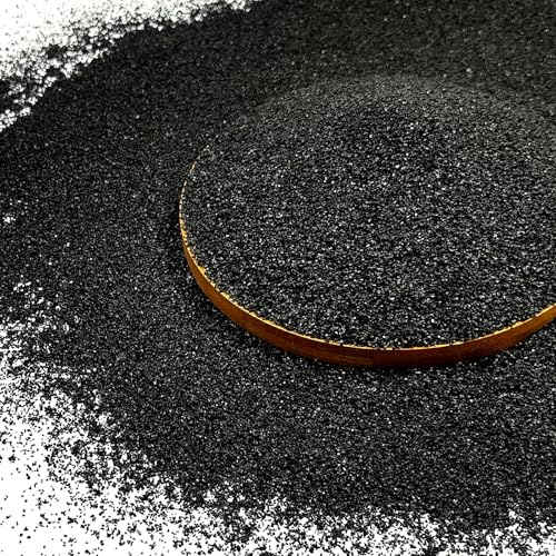 FANTIAN 5 lbs Black AquariumSilica Sand. Decorative Aquarium Gravel Substrate for Fish Tank, Plants Potted, Fire Pits, Candle, Vase Filler and Crafts