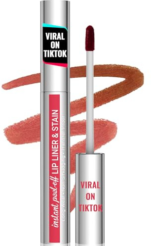 iMethod Lip Stain - Lip Liner Stain, Natural Long Lasting Lip Stain Peel Off, Waterproof Stay On All Day, Transfer-Proof, Highly Pigmented, Instant Peel Off Color, Cocoa