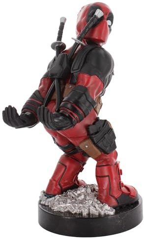 Cableguys Marvel Deadpool 3 'Bringing Up The Rear' Repaint Controller Halter & Handy Ständer - Gaming Zubehör für Setup, Ständer Kompatibel mit Xbox-, PlayStation- & den meisten Standard-Controllern