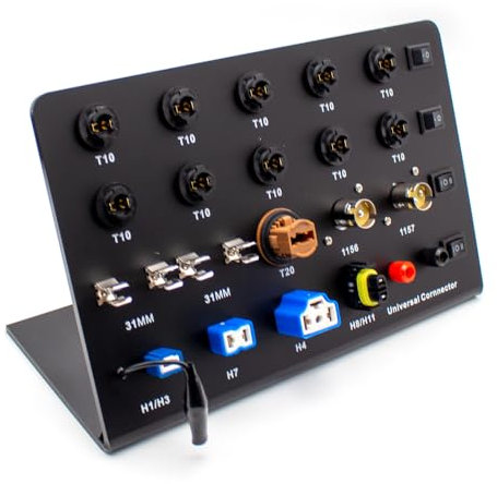 Multifunktions-Auto-Auto-Scheinwerfer Hid-Xenon-led-Birne T10 W5W Soffitte C5W T20 7443 H1 H3 H7 H4 9005 Tester Testplatine DC 12V
