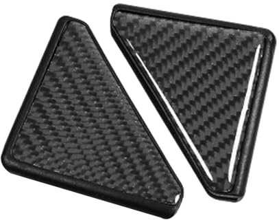 2Pcs Auto Tür Ecke Anti-Scratch Abdeckung - Auto Zubehör Car Accessories, Vordertür Ecke Anti-Kollision Abdeckungen, Autotür Kantenschutz, Universal Protector Eckenschutz Aufkleber (Schwarz)