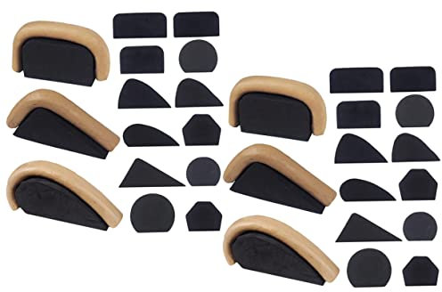 SEWOART 24 Moldes para Asas de Tazas Eva Herramienta para Hacer Asas de Tazas Molde de Mango DIY para Creación de Cerámica