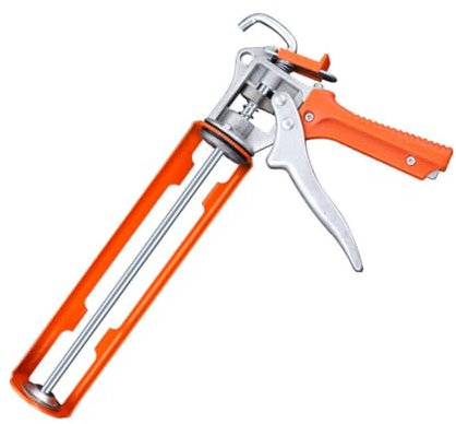 Uonlytech Rotating Glass Glue Gun Thickened Design Caulking Tool Mastic Sealant Applicator Non-drip Caulking Gun