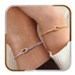 J.Fée 1 Paio Bracciali Coppia Bracciale Amicizia Bracciale Donna Argento 925 Bracciali Amicizia Donna, Braccialetti Donne Oro, Regali di Coppia, Regalo Amica, Regalo Fidanzato, Regali Mamma
