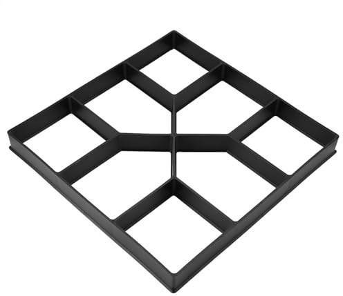 Molde de Concreto Geométrico para Pavimento Exterior, Plantilla Reutilizable para Pisos de Concreto, Moldes para Jardín, Caminos y Pasarelas, Molde de Hormigón Impreso para Pavimentos