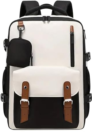 Ylnailky Mochila De Viaje Para Hombre - Mochila Portátil Extra Grande Extensible,Bolso Escuela Trabajo Unisex para Informática Senderismo Avión Universitario