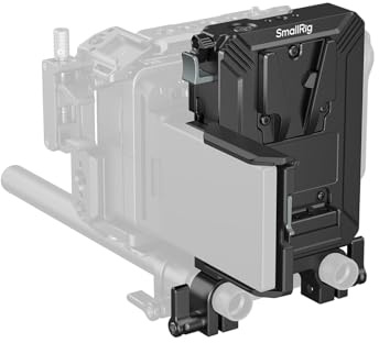 SMALLRIG V Mount Akkuplatte Kit für 15mm-LWS-Stangen, mit Doppelstangenklemme, LCD-Bildschirmschutz und Kabelclips, D-Tap- und USB-C-Versorgung, All-in-One-Kamera-Video-Rig für Spiegellose/DSLR - 5226 | Mit LCD-Displayschutzfolie & Kabelclips, D-Tap & USB-C-Versorgung, All-in-One-Kamera-Video-Rig für spiegellos/DSLR