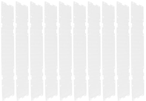 Hohopeti 10 Stück Teiliges Transparentes Katzenabwehrmatten Spikes Flexibel und Wetterbeständig für Garten Balkon und Fensterbank Tierfreundlicher Schutz für Pflanzen und Blumen