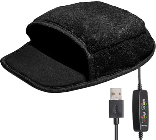 Healvian USB Beheiztes Mauspad Winter Warmhaltend Plüsch Mausmatte Mit Temperaturregelung rutschfest Für Büro Schreibtisch Zuhause