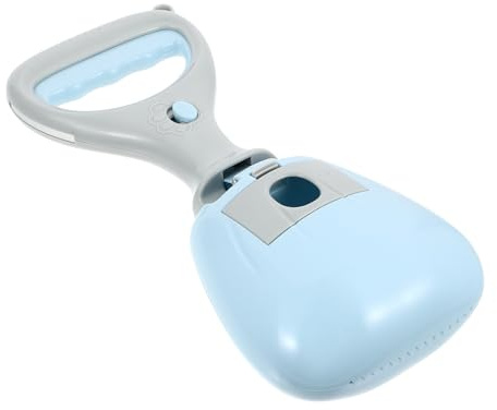 iplusmile Robuste Schaufel für Tierstreu aus Abs mit Einhandbedienung und Multifunktionalem Design für Haustierreinigung im Freien und Zuhause